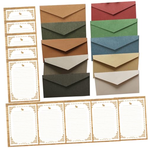 Ipetboom 10 Sätze Teiliges Bunte Briefumschläge mit Weißem Rand Schreibpapier Kleine Umschläge für Einladungskarten Glückwunschkarten Vielseitig für Hochzeit Geburtstag Party und Feier Ipetboom 10 Sätze Teiliges Bunte Briefumschläge mit Weißem Rand Schreibpapier Kleine Umschläge für Einladungskarten Glückwunschkarten Vielseitig für Hochzeit Geburtstag Party und Feier von Ipetboom