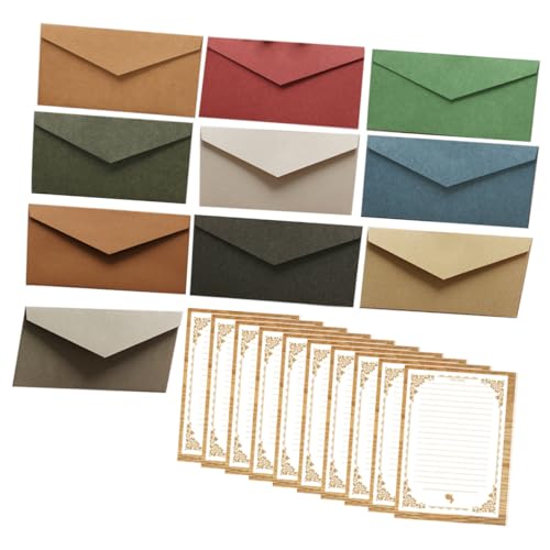Ipetboom 10 Sätze Teiliges Kleine Farbige Briefumschläge mit Weißem Streifen papier Stabile Papiereinladungshüllen im Einfachen Stil für Grußkarten Einladungen Geburtstage und Private Ipetboom 10 Sätze Teiliges Kleine Farbige Briefumschläge mit Weißem Streifen papier Stabile Papiereinladungshüllen im Einfachen Stil für Grußkarten Einladungen Geburtstage und Private von Ipetboom