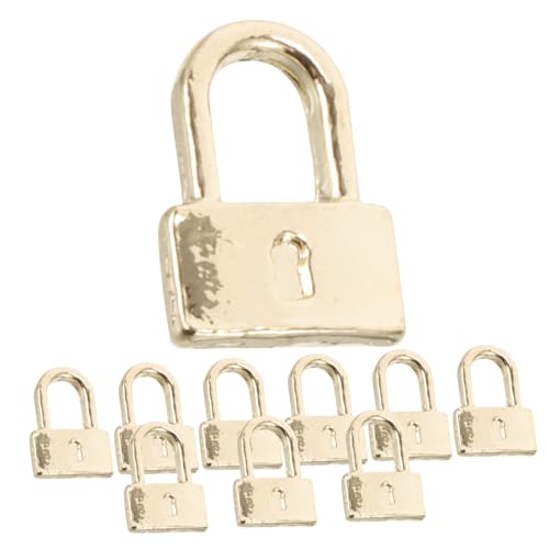 Ipetboom 10 Stück Charms Schmuck Schlossform Nail Art Dekorationen für Maniküre Einfache Anwendung für Partys Geburtstage und Mehr Langlebig von Ipetboom
