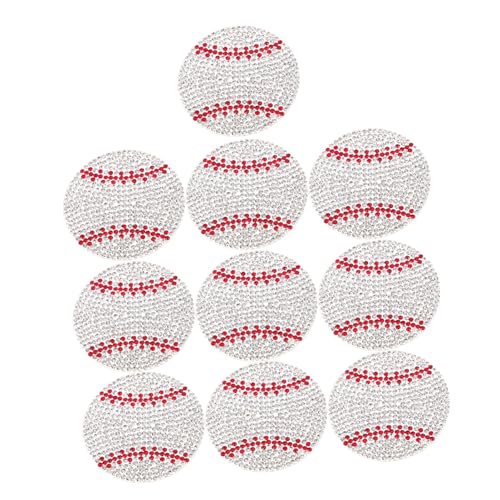 Ipetboom 10 Stück Funkelnde Rhinestone Applikationen für Kleidung Schuhe und Hüte Langlebige Dekoration und Einfache Anwendung von Ipetboom