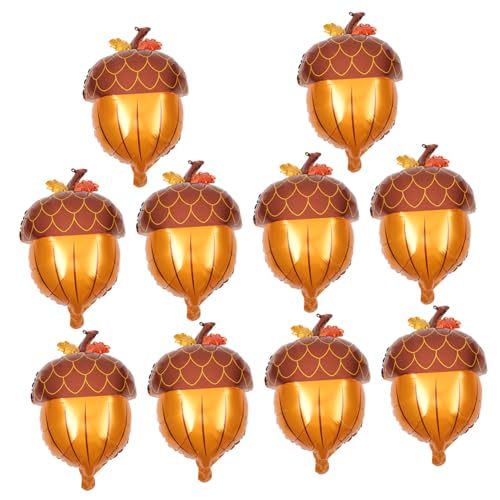 Ipetboom 10 Stück Große Aluminiumfolie Zapfen Luftballons Herbstparty Dekoration für Thanksgiving Fest Feier Ipetboom 10 Stück Große Aluminiumfolie Zapfen Luftballons Herbstparty Dekoration für Thanksgiving Fest Feier von Ipetboom