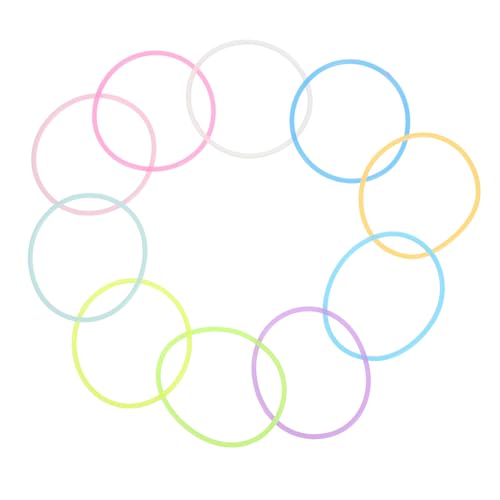 Ipetboom 10 Stück Leuchtende Silikonarmbänder und Haargummis Flexible Jelly Wristbands Wasserfest Vielseitig für Partys Outdoor Weihnachten Neonfarben Langlebig und Stylisch von Ipetboom
