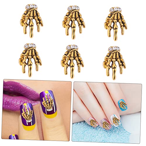 Ipetboom 10 Stück Nageldekoration Halloween Gefälschte Maniküre Nagelaufkleber Silber Hand Nagelkunst Zubehör Nägel Fingernagel Skelett UV Nagel Abziehbilder Ipetboom 10 Stück Nageldekoration Halloween Gefälschte Maniküre Nagelaufkleber Silber Hand Nagelkunst Zubehör Nägel Fingernagel Skelett UV Nagel Abziehbilder von Ipetboom