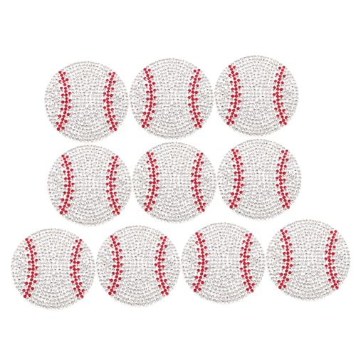 Ipetboom 10 Stück Teiliges Baseball Patches mit Funkelnden Strasssteinen Selbstklebend und Bügelbar für Diy Kleidung Hüte Schuhe Starke Haftung Vielseitig für Mode und Reparatur Ipetboom 10 Stück Teiliges Baseball Patches mit Funkelnden Strasssteinen Selbstklebend und Bügelbar für Diy Kleidung Hüte Schuhe Starke Haftung Vielseitig für Mode und Reparatur von Ipetboom