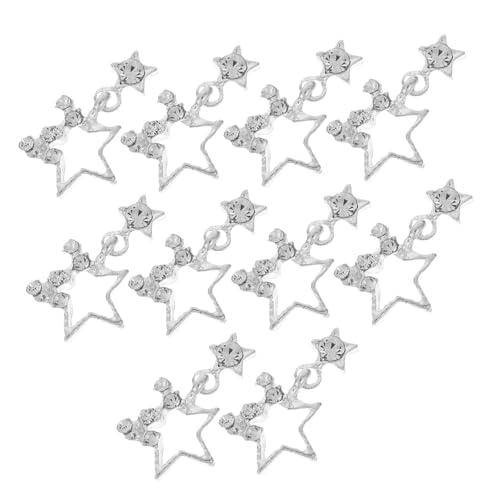 Ipetboom 10 Stück Teiliges Nail Art Charms Sternform Glitzernde Maniküre Dekorationen für Stilvolle Nägel Partys und Professionelle Anwendungen Ipetboom 10 Stück Teiliges Nail Art Charms Sternform Glitzernde Maniküre Dekorationen für Stilvolle Nägel Partys und Professionelle Anwendungen von Ipetboom