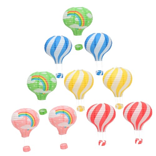 Ipetboom 10 Stück Teiliges Papier heißluftballon Lampions Wiederverwendbare Bunte Party deko Sichere Papierlaternen für Geburtstag Hochzeit Kindergarten und Weihnachtsfeier Ipetboom 10 Stück Teiliges Papier heißluftballon Lampions Wiederverwendbare Bunte Party deko Sichere Papierlaternen für Geburtstag Hochzeit Kindergarten und Weihnachtsfeier von Ipetboom