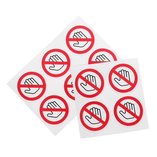 Ipetboom 10 Stück Teiliges Selbstklebender Warnaufkleber Nicht Berühren Robuste Sicherheitskennzeichnung für Maschinen Langlebige Haftetiketten zur Verletzungsprävention Am Arbeitsplatz Ipetboom 10 Stück Teiliges Selbstklebender Warnaufkleber Nicht Berühren Robuste Sicherheitskennzeichnung für Maschinen Langlebige Haftetiketten zur Verletzungsprävention Am Arbeitsplatz von Ipetboom