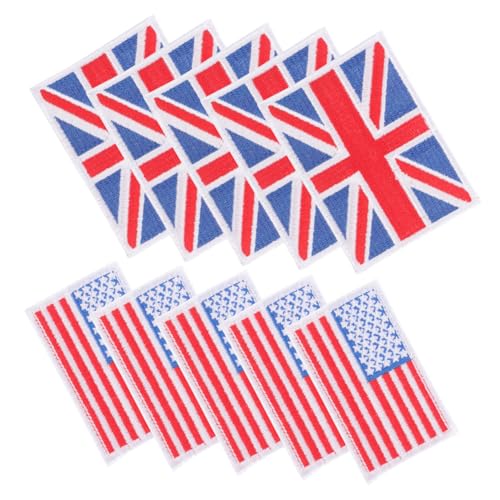 Ipetboom 10 Stück Teiliges Usa Flaggen Aufnäher Bestickte Amerikanische Flagge für Kleidung Taschen Hüte Bügel Nähpatches für Vielseitige Anwendungen Ipetboom 10 Stück Teiliges Usa Flaggen Aufnäher Bestickte Amerikanische Flagge für Kleidung Taschen Hüte Bügel Nähpatches für Vielseitige Anwendungen von Ipetboom