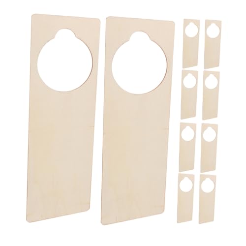 Ipetboom 10 Stück Unfertige Holz Türhänger Blanko Türschilder für DIY Bastelarbeiten Holzschilder zur Dekoration für Zuhause Hotel und Büro Ipetboom 10 Stück Unfertige Holz Türhänger Blanko Türschilder für DIY Bastelarbeiten Holzschilder zur Dekoration für Zuhause Hotel und Büro von Ipetboom