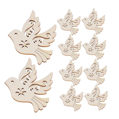 Ipetboom 100 Stück Friedenstauben Anhänger Unbehandelte Holzvögel zum Basteln Diy Ornamente für Heimdekoration und Kreative Projekte Ipetboom 100 Stück Friedenstauben Anhänger Unbehandelte Holzvögel zum Basteln Diy Ornamente für Heimdekoration und Kreative Projekte von Ipetboom