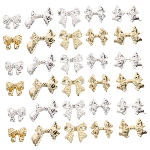 Ipetboom 100 Stück Schleifen Nagel Charms Metallschleife Mit Flacher Rückseite – 3D Glänzendes Schmuckstück Für Acryl Nagelkunst – Maniküre DIY Dekoration – Basteln Schmuckzubehör Für Ipetboom 100 Stück Schleifen Nagel Charms Metallschleife Mit Flacher Rückseite – 3D Glänzendes Schmuckstück Für Acryl Nagelkunst – Maniküre DIY Dekoration – Basteln Schmuckzubehör Für von Ipetboom