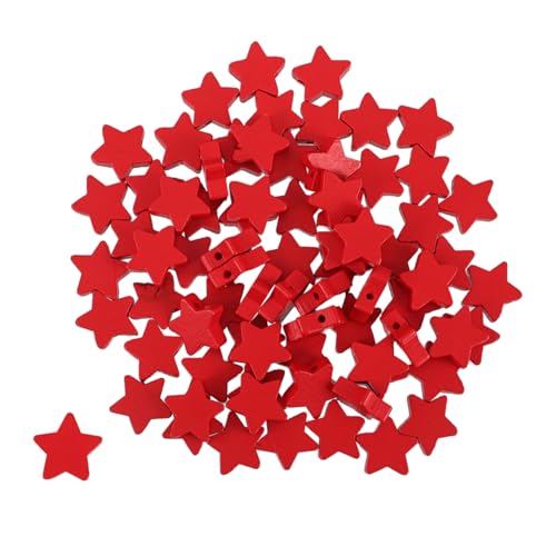 Ipetboom 100Stücke Holzsternperlen für Unabhängigkeitstag Dekoration DIY Zubehör für Kreative Bastelprojekte Sichere Umweltfreundliche Holzperlen Roter für Festliche Ipetboom 100Stücke Holzsternperlen für Unabhängigkeitstag Dekoration DIY Zubehör für Kreative Bastelprojekte Sichere Umweltfreundliche Holzperlen Roter für Festliche von Ipetboom