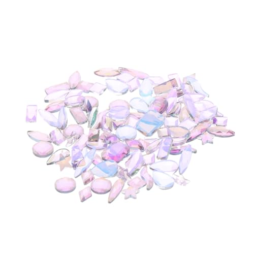 Ipetboom 100Stücke Nagelkunst Dekorationen Vielseitige Nail Art Strasssteine DIY Maniküre Zubehör für Nageldesign und Verschönerung von Ipetboom