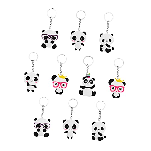 Ipetboom 10Stücke Süße Panda Schlüsselanhänger Kreative Schlüsseldekoration für Taschen und Handtaschen mit Exklusivem Design und Vielseitiger Verwendung Ipetboom 10Stücke Süße Panda Schlüsselanhänger Kreative Schlüsseldekoration für Taschen und Handtaschen mit Exklusivem Design und Vielseitiger Verwendung von Ipetboom