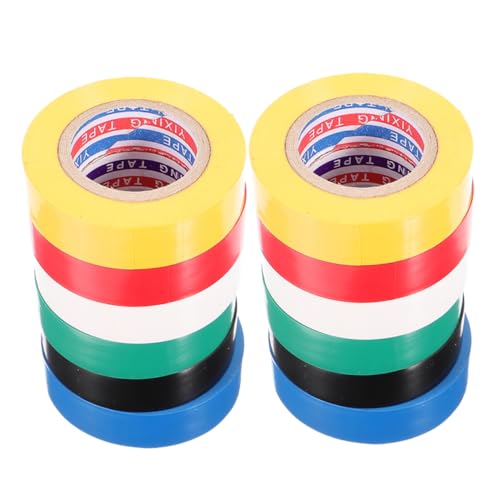 Ipetboom 12 Rollen Teiliges Isolierband PVC Elektrisches Klebeband Wetterfest und Abriebfest Farbiges Mehrzweck Isolierklebeband für Elektrische Geräte Kabelbefestigung und Reparaturen Ipetboom 12 Rollen Teiliges Isolierband PVC Elektrisches Klebeband Wetterfest und Abriebfest Farbiges Mehrzweck Isolierklebeband für Elektrische Geräte Kabelbefestigung und Reparaturen von Ipetboom