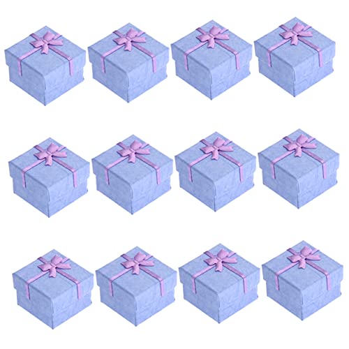 Ipetboom 12 Stück Boxen Schmuckkästchen hochzeitsgeschenk Halskette Boxen dekorative Aufbewahrungsboxen Schmuckbehälter Schmuckschatullen zum Verkauf Papier Violett Ipetboom 12 Stück Boxen Schmuckkästchen hochzeitsgeschenk Halskette Boxen dekorative Aufbewahrungsboxen Schmuckbehälter Schmuckschatullen zum Verkauf Papier Violett von Ipetboom