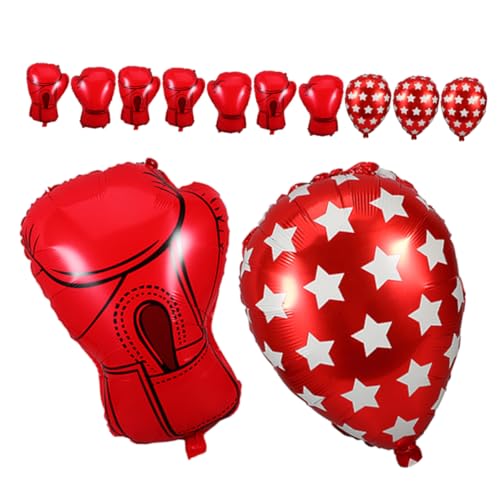Ipetboom 12 Stück Boxhandschuhe Folienballons – Wrestling Geburtstagsparty Zubehör Box Thema Dekorationen Für Jungen Und Männer Geburtstags Sportparty von Ipetboom