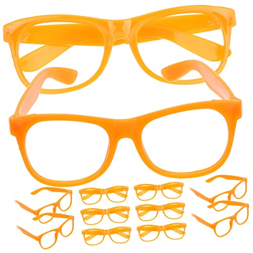 Ipetboom 12 Stück Brillengestell für geformt Gläser Kinderparty Gefälligkeiten Halloween Sonnenbrille für Brillengestelle für Party gefälschte Kinderbrille pp Orange Ipetboom 12 Stück Brillengestell für geformt Gläser Kinderparty Gefälligkeiten Halloween Sonnenbrille für Brillengestelle für Party gefälschte Kinderbrille pp Orange von Ipetboom