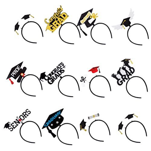 Ipetboom 12 Stück Teiliges Abschluss Stirnband Gemischte Graduation Hairbands Leichter Stabiler Haarreif für Abschlussfeier Fotorequisiten Rutschfester Kopfschmuck für Studenten Ipetboom 12 Stück Teiliges Abschluss Stirnband Gemischte Graduation Hairbands Leichter Stabiler Haarreif für Abschlussfeier Fotorequisiten Rutschfester Kopfschmuck für Studenten von Ipetboom