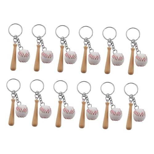 Ipetboom 12 Stück Teiliges Baseball Schlüsselanhänger Leichte Dekorative Softball Keychains Tragbare Party Gastgeschenke Modische Schlüsselringe für Familie und Freunde Langlebiges Ipetboom 12 Stück Teiliges Baseball Schlüsselanhänger Leichte Dekorative Softball Keychains Tragbare Party Gastgeschenke Modische Schlüsselringe für Familie und Freunde Langlebiges von Ipetboom