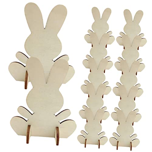Ipetboom 12 Stück Teiliges DIY Ostern Hase Holz Bastelset für Unbemalte Holzfiguren zur Kreativen Gestaltung und Dekoration für Ostern Bastelspielzeug für Kreativität und Praktischen Ipetboom 12 Stück Teiliges DIY Ostern Hase Holz Bastelset für Unbemalte Holzfiguren zur Kreativen Gestaltung und Dekoration für Ostern Bastelspielzeug für Kreativität und Praktischen von Ipetboom