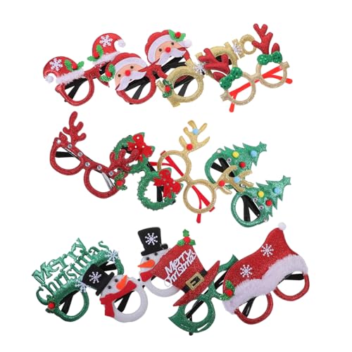 Ipetboom 12 Stück Teiliges Weihnachtsbrillen Set Leichte Partybrillen mit Lustigen Xmas Elementen Bunte Weihnachtsdeko für Weihnachtsfeier Fotorequisiten und Festliche Kostümparty Ipetboom 12 Stück Teiliges Weihnachtsbrillen Set Leichte Partybrillen mit Lustigen Xmas Elementen Bunte Weihnachtsdeko für Weihnachtsfeier Fotorequisiten und Festliche Kostümparty von Ipetboom