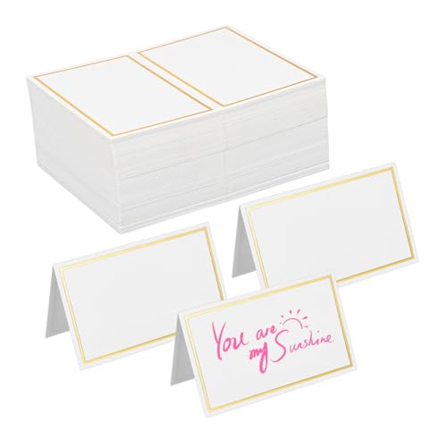 Ipetboom 120 Stück Platzkarten Blanko Tischkarten für Hochzeit Bankett und Veranstaltungen Faltbare Namenskarten mit Stabiler Standfläche für Gästezuweisungen Ipetboom 120 Stück Platzkarten Blanko Tischkarten für Hochzeit Bankett und Veranstaltungen Faltbare Namenskarten mit Stabiler Standfläche für Gästezuweisungen von Ipetboom