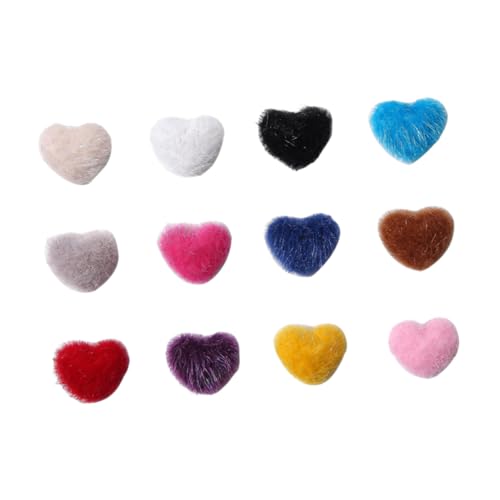Ipetboom 12Stücke Herzförmige Nagelplüschball Ornamente DIY Nail Art Dekorationen Für Maniküren Einfach Zu Installieren Für Zuhause Salon Ipetboom 12Stücke Herzförmige Nagelplüschball Ornamente DIY Nail Art Dekorationen Für Maniküren Einfach Zu Installieren Für Zuhause Salon von Ipetboom