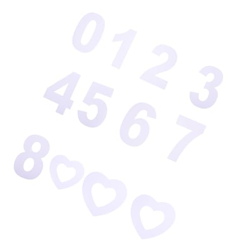 Ipetboom 13 Stück Teiliges Cake Template aus Pet Material Wiederverwendbare Zahlen und Herz Schablonen Leichte Kuchenformen für Kreative Tortendeko Einfach zu Reinigen Lagern für Ipetboom 13 Stück Teiliges Cake Template aus Pet Material Wiederverwendbare Zahlen und Herz Schablonen Leichte Kuchenformen für Kreative Tortendeko Einfach zu Reinigen Lagern für von Ipetboom