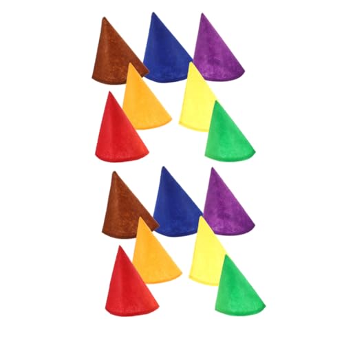 Ipetboom 14 Stück Teiliges Bunte Filz Zwergenhüte Spitz Zulaufende Partyhüte aus Filz für Erwachsene Lustige Kegelhüte für Geburtstag Halloween Cosplay und Festliche Anlässe Ipetboom 14 Stück Teiliges Bunte Filz Zwergenhüte Spitz Zulaufende Partyhüte aus Filz für Erwachsene Lustige Kegelhüte für Geburtstag Halloween Cosplay und Festliche Anlässe von Ipetboom