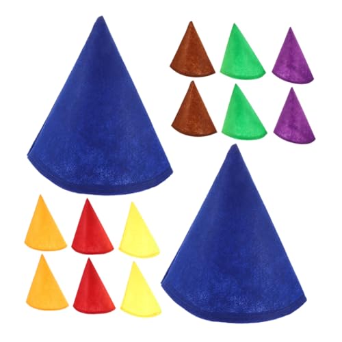 Ipetboom 14 Stück Teiliges Filz Zwergenhut Bunte Kegelhüte mit Einzigartigem Kegeldesign Dekorative Partyhüte für Erwachsene für Halloween Geburtstage Weihnachtsfeiern und Cosplay Ipetboom 14 Stück Teiliges Filz Zwergenhut Bunte Kegelhüte mit Einzigartigem Kegeldesign Dekorative Partyhüte für Erwachsene für Halloween Geburtstage Weihnachtsfeiern und Cosplay von Ipetboom