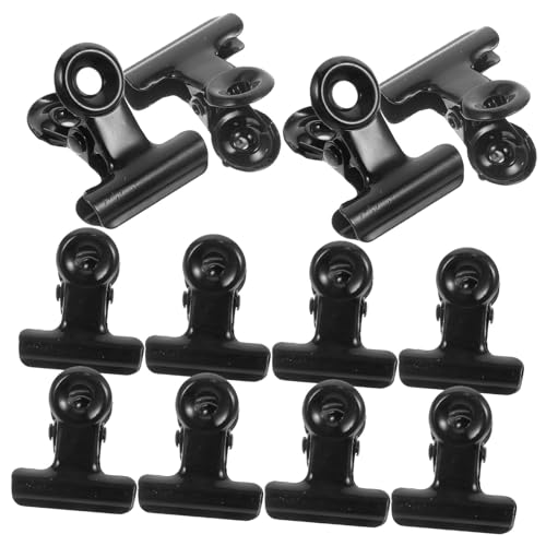 Ipetboom 15 Stück Magnetische Clips für Kühlschränke Robuste Büroklammern für Notizen Einkaufslisten und Küchenbedarf für Metalloberflächen und Vielseitige Nutzung von Ipetboom