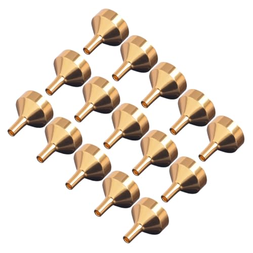 Ipetboom 15 Stück Teiliges Mini Metalltrichter Aluminiertem Material Wiederverwendbare Flüssigkeitstrichter zum Präzisen Befüllen Kleiner Parfüm Kosmetikflaschen für Duftöl Nachfüllung Ipetboom 15 Stück Teiliges Mini Metalltrichter Aluminiertem Material Wiederverwendbare Flüssigkeitstrichter zum Präzisen Befüllen Kleiner Parfüm Kosmetikflaschen für Duftöl Nachfüllung von Ipetboom