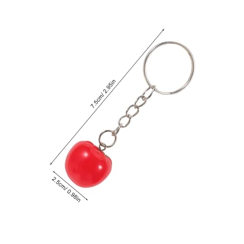 Ipetboom 16 Stück Teiliges Schlüsselanhänger mit Kreativem Realistischem Tomatenanhänger aus Langlebigem Harz Leichter Taschenanhänger für Frauen als Partygeschenk und Modisches Accessoire von Ipetboom