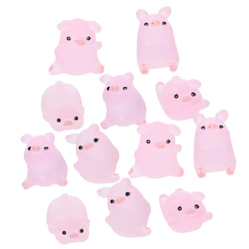 Ipetboom 18 Stück Teiliges Resin Schweinchen Leichte Harzfiguren für DIY Bastelzubehör Süße Kleine Ornamente als Glücksbringer für Schmuck Handyhüllen und Kreative Dekorationen Ipetboom 18 Stück Teiliges Resin Schweinchen Leichte Harzfiguren für DIY Bastelzubehör Süße Kleine Ornamente als Glücksbringer für Schmuck Handyhüllen und Kreative Dekorationen von Ipetboom