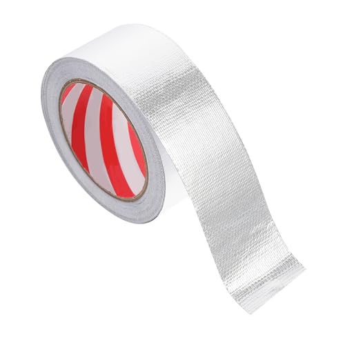 Ipetboom 1Rolle Hochtemperatur Aluminiumfolie Dichtungsband Wasserdichtes Langlebiges Klebeband für Reparaturen und Isolierung für Verschiedene Anwendungen von Ipetboom