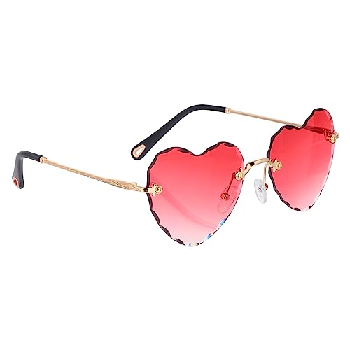 Ipetboom 1Stück Rahmenlose Herzform Sonnenbrille mit Dickem Metallrand Sonnenbrille für Partys und Cosplay Leicht und Bequem für Weihnachten Ipetboom 1Stück Rahmenlose Herzform Sonnenbrille mit Dickem Metallrand Sonnenbrille für Partys und Cosplay Leicht und Bequem für Weihnachten von Ipetboom