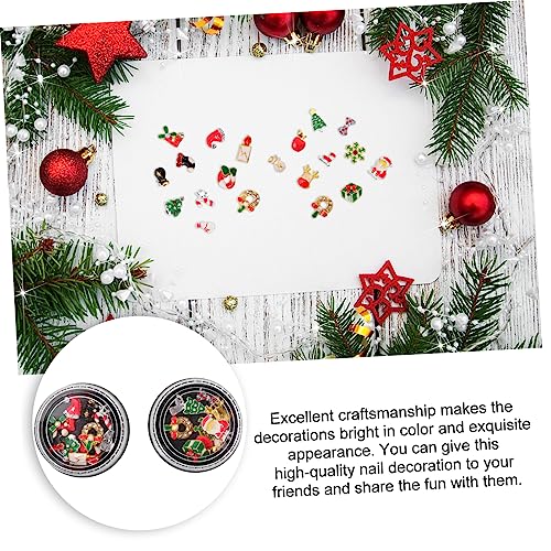 Ipetboom 2 Boxen Weihnachtliche Nagelstein Deko Maniküre Strasssteine Alloy Nail Art Sticker Diy Nageldesign Boxen Langlebig Stilvoll für Kreative Festtagsnägel Ipetboom 2 Boxen Weihnachtliche Nagelstein Deko Maniküre Strasssteine Alloy Nail Art Sticker Diy Nageldesign Boxen Langlebig Stilvoll für Kreative Festtagsnägel von Ipetboom
