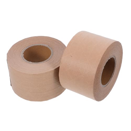 Ipetboom 2 Rollen Kraftpapierklebeband 60 Mm X 45 M Verpackungsklebeband – Leeres Beschreibbares Gummiertes Papier – Strapazierfähiges Verpackungsmaterial Zum Verschließen Von Kartons Ipetboom 2 Rollen Kraftpapierklebeband 60 Mm X 45 M Verpackungsklebeband – Leeres Beschreibbares Gummiertes Papier – Strapazierfähiges Verpackungsmaterial Zum Verschließen Von Kartons von Ipetboom