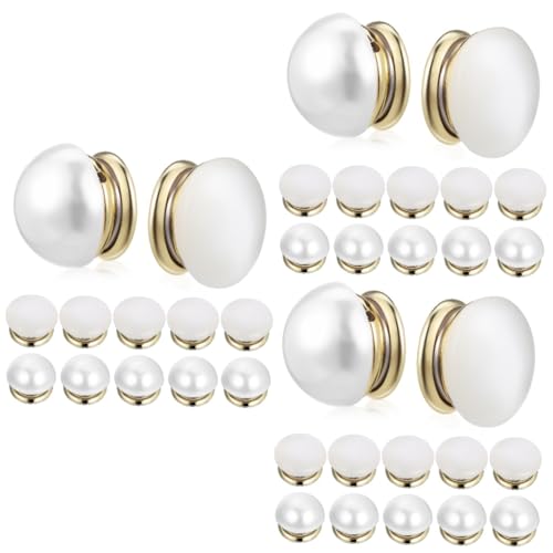 Ipetboom 2 Sätze Broschenknopf Perle Gewichte Für Hochzeitsschleier Magnetisch Für Kleidung Magnete Magnetschließungen Groß Schleiergewichte Kupfer 12 Stück * 2 Ipetboom 2 Sätze Broschenknopf Perle Gewichte Für Hochzeitsschleier Magnetisch Für Kleidung Magnete Magnetschließungen Groß Schleiergewichte Kupfer 12 Stück * 2 von Ipetboom