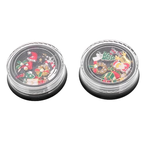 Ipetboom 2 Sätze Nagelpflaster Weihnachts-maniküre-schmuck Weihnachtliche Nailart-dekoration Strasssteine Für Nägel Nail Decoration Weihnachtsdeko Nailart-strasssteine Legierung 2boxen*2 Ipetboom 2 Sätze Nagelpflaster Weihnachts-maniküre-schmuck Weihnachtliche Nailart-dekoration Strasssteine Für Nägel Nail Decoration Weihnachtsdeko Nailart-strasssteine Legierung 2boxen*2 von Ipetboom