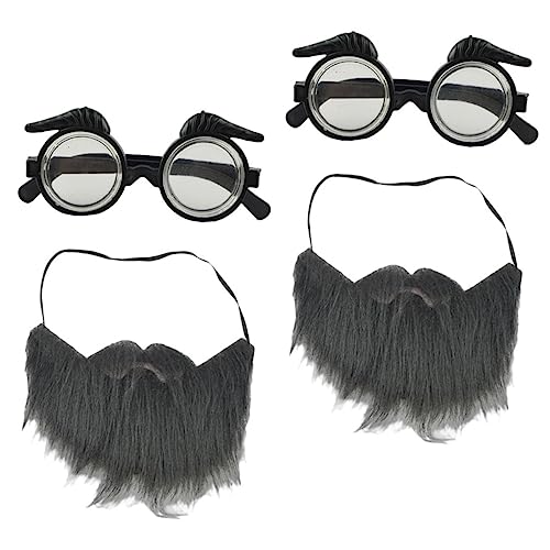 Ipetboom 2 Sätze Teiliges Fake Brillen Kostüm Accessoire für Partys Fasching Cosplay Lustige Brille für Kreative Outfits Unvergessliche Erinnerungen Ipetboom 2 Sätze Teiliges Fake Brillen Kostüm Accessoire für Partys Fasching Cosplay Lustige Brille für Kreative Outfits Unvergessliche Erinnerungen von Ipetboom