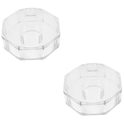Ipetboom 2 Stück Achteckige Siegelboxen Schmuckaufbewahrungshalter Armreif Aufbewahrungskoffer Schmuckdisplay Durchsichtige Hülle Für Bettelarmbänder Schmuck Organizer von Ipetboom