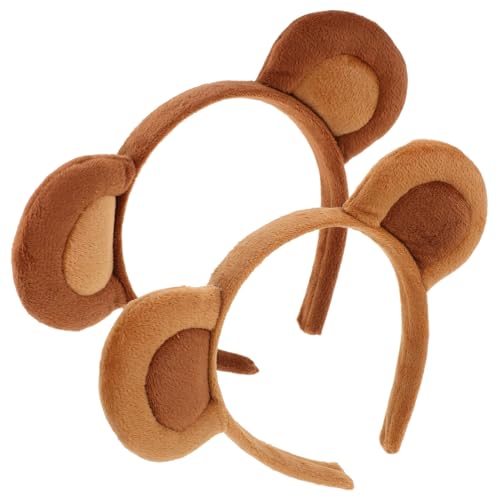 Ipetboom 2 Stück Affenohr-stirnbänder: Cartoon-tierhaarreifen – Halloween, Cosplay, Verkleidung, Kopfbedeckungen, Zubehör Für Zoo-themenfotos, Requisiten Ipetboom 2 Stück Affenohr-stirnbänder: Cartoon-tierhaarreifen – Halloween, Cosplay, Verkleidung, Kopfbedeckungen, Zubehör Für Zoo-themenfotos, Requisiten von Ipetboom