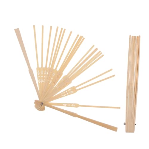 Ipetboom 2 Stück Faltbarer Handfächer Rohling aus Holz Diy Fanrahmen Japanischer Stil Unvollendeter Fächer für Hochzeit Dekoration und Handventilator zum Selbstgestalten Ipetboom 2 Stück Faltbarer Handfächer Rohling aus Holz Diy Fanrahmen Japanischer Stil Unvollendeter Fächer für Hochzeit Dekoration und Handventilator zum Selbstgestalten von Ipetboom