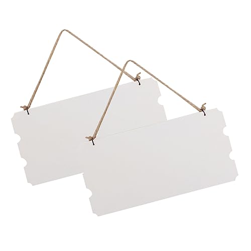 Ipetboom 2 Stück Holz Unbehandelte Platten Diy Hängende Schilder Leere Tafeln für Dekoration im Geschäft und Zuhause Weiß Ipetboom 2 Stück Holz Unbehandelte Platten Diy Hängende Schilder Leere Tafeln für Dekoration im Geschäft und Zuhause Weiß von Ipetboom