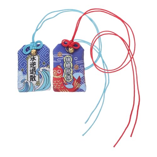 Ipetboom 2 Stück Japanisches Omamori Amulett mit Besticktem Koi Fisch Glücksbringer für Reichtum und Schutz Traditionelle Anhänger für Gute und Vielseitige Dekoration Ipetboom 2 Stück Japanisches Omamori Amulett mit Besticktem Koi Fisch Glücksbringer für Reichtum und Schutz Traditionelle Anhänger für Gute und Vielseitige Dekoration von Ipetboom