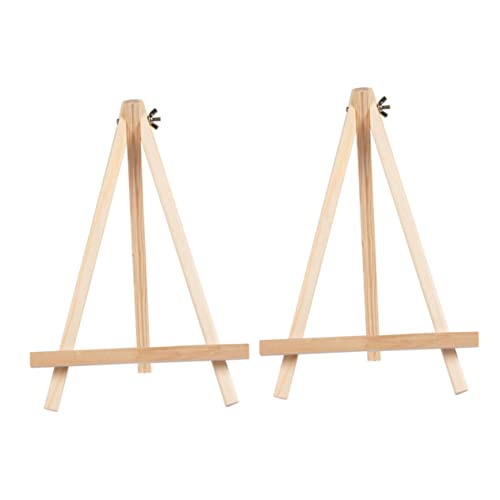 Ipetboom 2 Stück Mini Holz Staffelei Stabile Dreibein Malstaffelei für Kleine Leinwände und Tafeln Vielseitiger und Präsentationsständer für Kunst Büro und Dekoration Ipetboom 2 Stück Mini Holz Staffelei Stabile Dreibein Malstaffelei für Kleine Leinwände und Tafeln Vielseitiger und Präsentationsständer für Kunst Büro und Dekoration von Ipetboom
