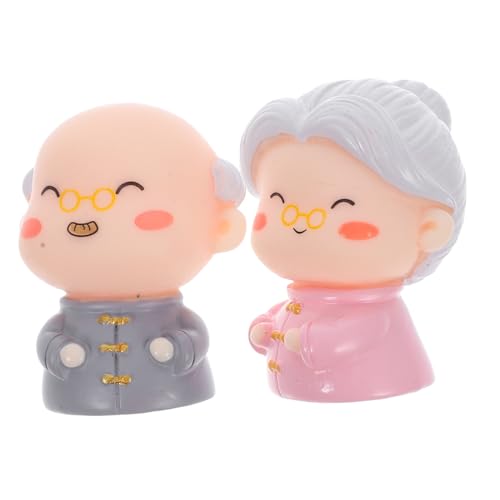 Ipetboom 2 Stück Miniatur Großeltern Figuren Tortendeko Hochzeit Jahrestag Cake Topper Liebevolle Ältere Langlebige Tischdeko Rosa Ipetboom 2 Stück Miniatur Großeltern Figuren Tortendeko Hochzeit Jahrestag Cake Topper Liebevolle Ältere Langlebige Tischdeko Rosa von Ipetboom