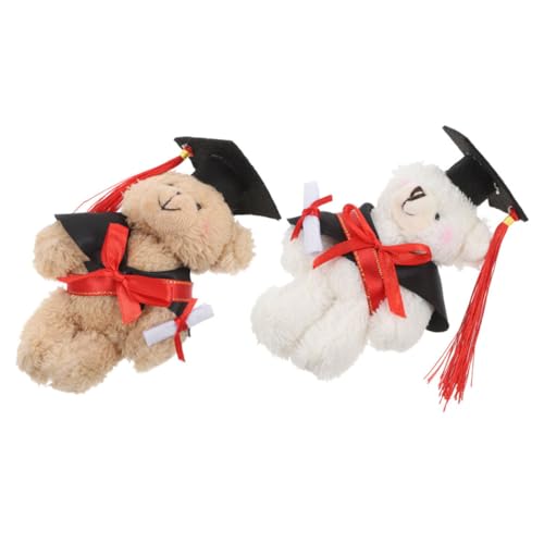 Ipetboom 2 Stück Niedlicher Doktorhut Plüschbär Kuscheltier Abschlussgeschenk für Absolventen Weiches Stofftier als Party Mitgebsel und Erinnerung an Graduationsfeierlichkeiten Ipetboom 2 Stück Niedlicher Doktorhut Plüschbär Kuscheltier Abschlussgeschenk für Absolventen Weiches Stofftier als Party Mitgebsel und Erinnerung an Graduationsfeierlichkeiten von Ipetboom